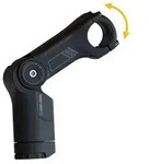 "by.schulz 1-1/8" Vorbau "Stem Alpha Pro SDS", L&auml;nge: 110 mm (-10/+50&deg;), Lenker: