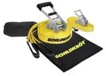 SCHILDKR&Ouml;T Slackline, L&auml;nge: 15 m, gelb