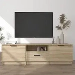 vidaXL TV-Schrank Sonoma-Eiche 140x35x40 cm Holzwerkstoff