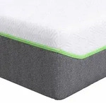 vidaXL Matratze Wei&szlig; und Grau 70 x 200 cm Jacquard-Stoff