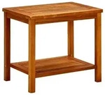 vidaXL Couchtisch 50x35x45 cm Massivholz Akazie