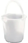 Eimer 17,0l HD-Polyethylen natur Kunststoffb&uuml;gel D.330mm H.315mm H&Uuml;NERSDORFF
