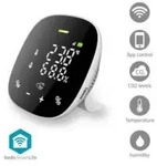 SmartLife Air Quality Monitor Black White Carbon Dioxide CO2 Plastic