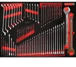 KS TOOLS Schraubenschl&uuml;ssel-Satz in Schaumstoffeinlage 76tlg. - 821.0076