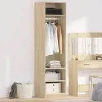 vidaXL Kleiderschrank Sonoma-Eiche 50x50x200 cm Holzwerkstoff