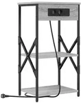 vidaXL Nachttisch Graues Sonoma 41 x 31 x 76 cm Holzwerkstoff