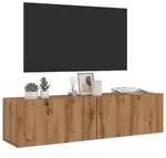 vidaXL TV-Wandschrank Artisan-Eiche 120x30x30 cm Holzwerkstoff