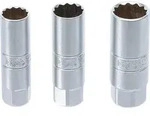 "BGS Z&uuml;ndkerzen-Einsatz-Satz Zw&ouml;lfkant Antrieb Innenvierkant 10 mm (3/8") SW 14 -