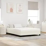 vidaXL Taschenfederkernmatratze Creme Mittelhart 140x200x20 cm Stoff
