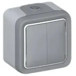 10 Stk. Legrand Doppelwechselschalter 69715