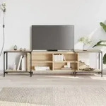vidaXL TV-Schrank Sonoma-Eiche 203x37x50 cm Holzwerkstoff