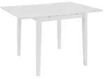 vidaXL Esstisch Ausziehbar Wei&szlig; (80-120)x80x74 cm MDF