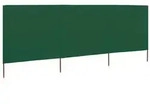 vidaXL 3-teiliges Windschutzgewebe 400 x 120 cm Gr&uuml;n