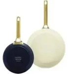 GreenPan Padova Reserve 2Tlg Bratpfannenset 20+26cm blau (CC008492-001)