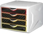 "helit Schubladenbox "the chameleon", Dekor priority"