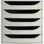 Exacompta ECOBOX Schubladenbox mit 5 Schubladen - Grau - 229606D
