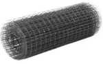 vidaXL Drahtzaun Stahl mit PVC-Beschichtung 10x0,5 m Grau