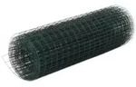 vidaXL Drahtzaun Stahl mit PVC-Beschichtung 10x0,5 m Gr&uuml;n