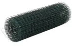 vidaXL Drahtzaun Stahl mit PVC-Beschichtung 10x0,5 m Gr&uuml;n