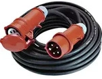 Bachmann 0165030 Strom Verl&auml;ngerungskabel 32 A Schwarz 5.00 m H07RN-F 5G 4 mm2 f&uuml;r