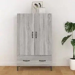 vidaXL Highboard Grau Sonoma 70x31x115 cm Holzwerkstoff
