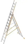 Layher TOPIC 1041 Allzweckleiter mit rutschhemmenden R12 3x10 Stufen