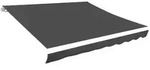 vidaXL Markisenbespannung Canvas Anthrazit 350x250 cm