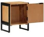 vidaXL Nachttisch 40x30x50 cm Massivholz Akazie