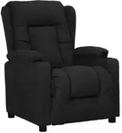 vidaXL Relaxsessel Schwarz Stoff