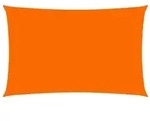 vidaXL Sonnensegel Oxford-Gewebe Rechteckig 3x6 m Orange