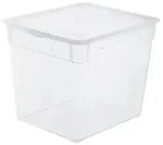 rothopro Clearbox Aufbewahrungsbox mit Deckel Fassungsverm&ouml;gen: 31,0 l
