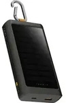 XTORM Go2 Series Solar Powerbank 10000 mAh Li-Ion Schwarz LED Taschenlampe,