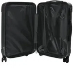 "vidaXL Koffer Set 3 Teile Hartschale Schwarz 20" 24" 28" ABS"