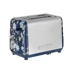 Laura Ashley &ndash; 2 Toastschlitze-Toaster, 7 Stufen, Br&ouml;tchenaufsatz, Auftaufunktion,