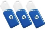 HP X755W PACK x3, 128 GB, USB Typ-A, 3.2 Gen 1 (3.1 Gen 1), 75 MB/s, Dia, Blau,...