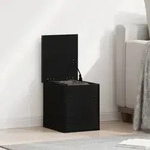 vidaXL Aufbewahrungsbox Schwarz Eiche 30x35x35 cm Holzwerkstoff