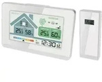 Miraval Funk-Wetterstation mit L&uuml;ftungsempfehlung 1x Sensor LCD Farb Display -
