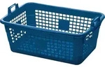 Korb L620xB425xH250mm 45 lPE blau LOCKWEILER