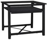 vidaXL Waschmaschinen-Podest Schwarz 60 x 56 x 52 cm Stahl