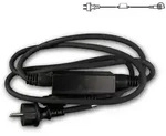 Star Trading - System LED Startkabel schwarz, 1,8m, IP44, 230V