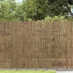 vidaXL Gartenzaun 400x100 cm Schilf