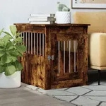 vidaXL Hundek&auml;fig im M&ouml;belstil R&auml;uchereiche 55x75x65 cm Holzwerkstoff