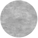 vidaXL Tischplatte Betongrau &Oslash; 80 x 1,5 cm Holzwerkstoff