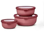 Mepal - Multischale Cirqula Round Set 3-teilig - Vorratsdosen mit Deckel -...