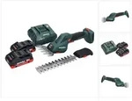 Metabo SGS 18 LTX Q Akku Gras und Strauchschere 18 V + 2x Akku 4,0 Ah +...