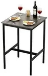 VEVOR Bartisch Bistrotisch Kneipentisch mit Metallrahmen, kleiner K&uuml;chentisch