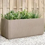 vidaXL Pflanzk&uuml;bel Hellbraun 80x36x35 cm PP