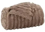 vidaXL &Uuml;berwurfdecke Kamel 240 x 220 cm Fleece
