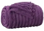 vidaXL &Uuml;berwurfdecke Lila 150 x 130 cm Fleece