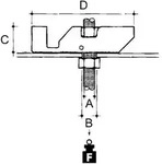 Niedax Profildeckenabh&auml;nger DTH-8T